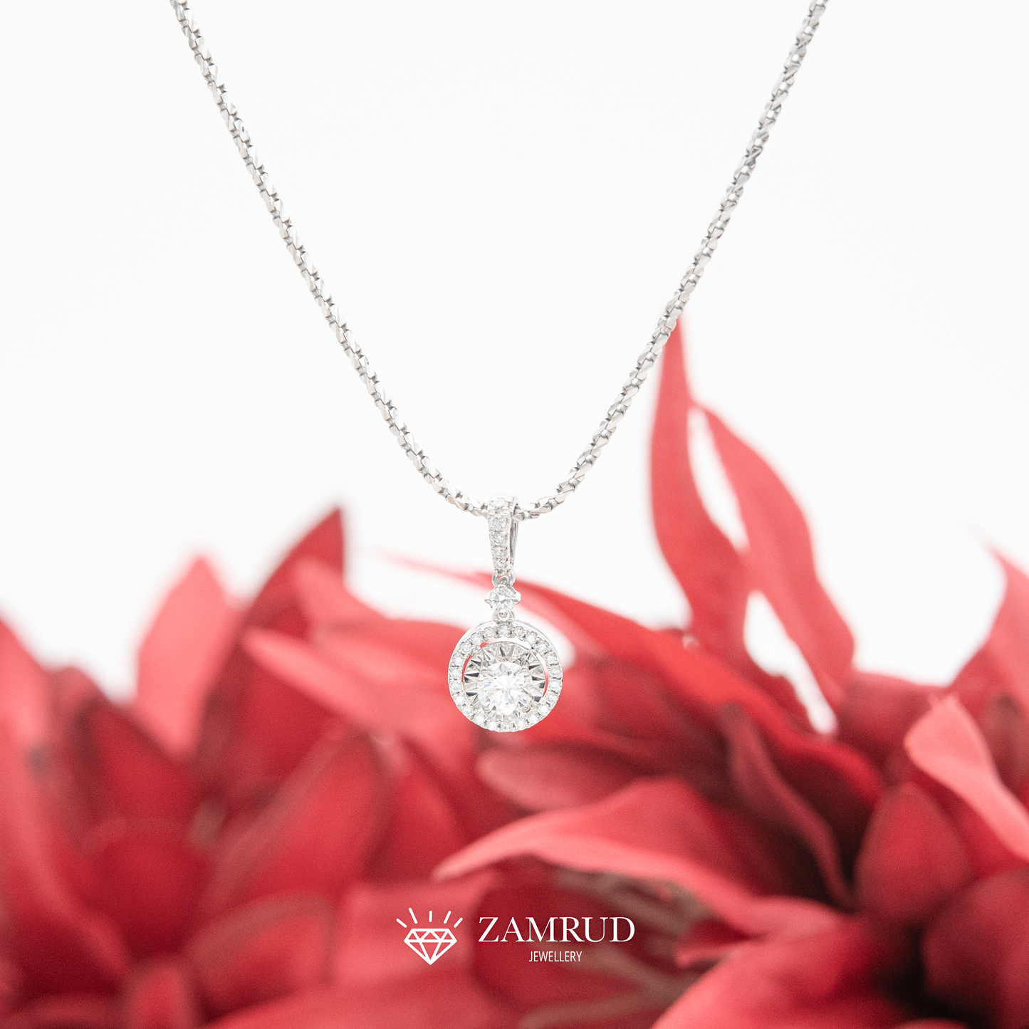 GIA Liontin Berlian 29339 FPD Zamrud Jewellery