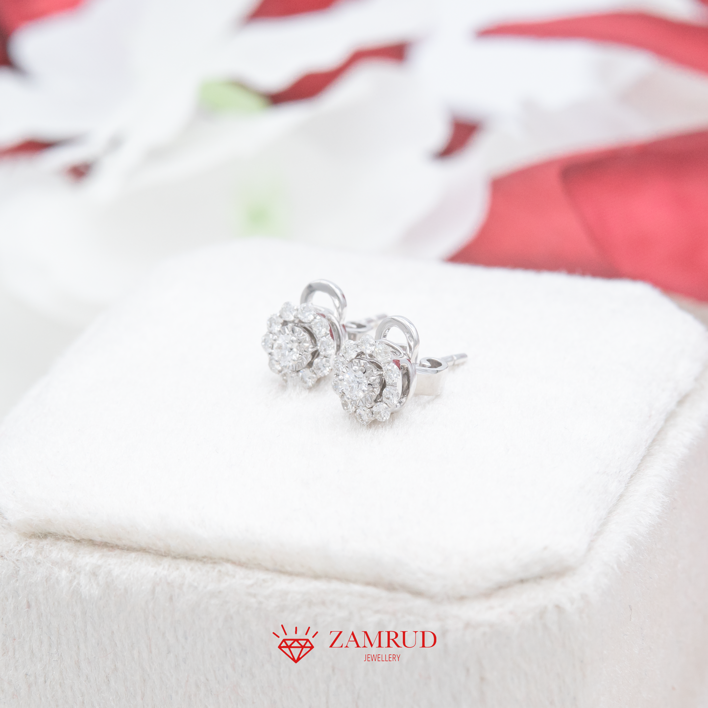 Anting Berlian Solitaire 34579 Earring Zamrud Jewellery
