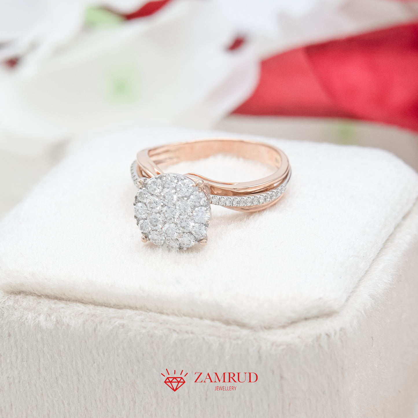 Cincin Berlian 12089 LR Zamrud Jewellery