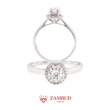 Load image into Gallery viewer, Cincin Berlian Solitaire 35996 LR Zamrud Jewellery