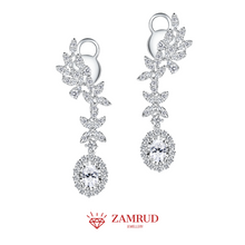 Load image into Gallery viewer, Anting Berlian Oval 35781 ER Zamrud Jewellery