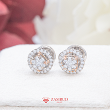 Load image into Gallery viewer, Anting Berlian Halo 0116 ER Zamrud Jewellery