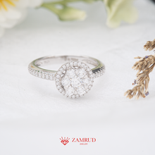 Load image into Gallery viewer, Cincin Berlian 2073 LR Zamrud Jewellery