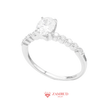 Load image into Gallery viewer, GIA Oval Cincin Berlian 38065 FLR Zamrud Jewellery