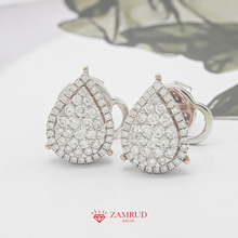 Load image into Gallery viewer, Anting Berlian Pear Giwang 4176 ER Zamrud Jewellery