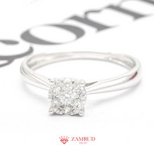 Load image into Gallery viewer, Cincin Berlian Lotus 30236 LR Zamrud Jewellery