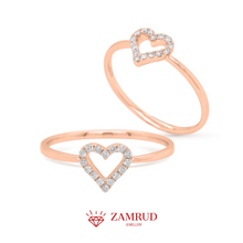 Load image into Gallery viewer, Cincin Berlian Love 40891 LR Zamrud Jewellery