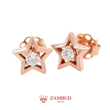 Load image into Gallery viewer, Anting Berlian Star 40815 ER Zamrud Jewellery