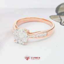 Load image into Gallery viewer, Cincin Berlian Lotus Ring 40402 LR Zamrud Jewellery