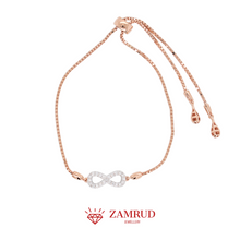 Load image into Gallery viewer, Gelang Berlian Infinity Serut 10386A BE Zamrud Jewellery