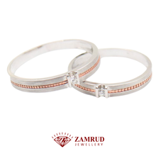 Load image into Gallery viewer, Wedding Ring Berlian 40129-40112 WR Zamrud Jewellery