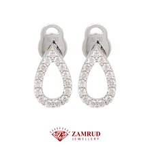 Load image into Gallery viewer, Anting Berlian Pear Earring 43625 ER Zamrud Jewellery