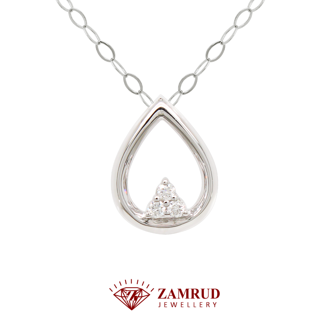 Liontin Berlian Pear 42536 PD Zamrud Jewellery