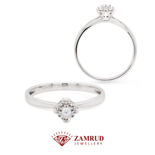 Load image into Gallery viewer, Cincin Berlian Solitaire Ring 42505 LR Zamrud Jewellery