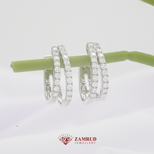 Load image into Gallery viewer, Anting Berlian Clip 42765 ER Zamrud Jewellery