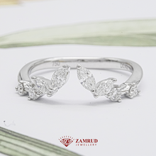 Load image into Gallery viewer, Cincin Berlian Fashion Marquise 42130 LR Zamrud Jewellery