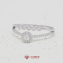 Load image into Gallery viewer, Cincin Berlian Solitaire 2in1 39215 LR Zamrud Jewellery