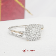 Load image into Gallery viewer, Cincin Berlian 37426 LR Zamrud Jewellery