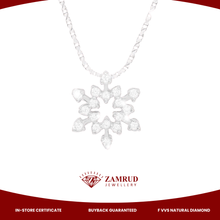 Load image into Gallery viewer, Liontin Berlian Snowflake 16667 PD Zamrud Jewellery
