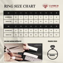 Load image into Gallery viewer, Anting Berlian Baguette 42949 ER Zamrud Jewellery