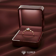 Load image into Gallery viewer, Cincin Berlian 22712 LR Zamrud Jewellery