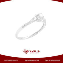 Load image into Gallery viewer, Cincin Berlian Solitaire 44639 LR Zamrud Jewellery