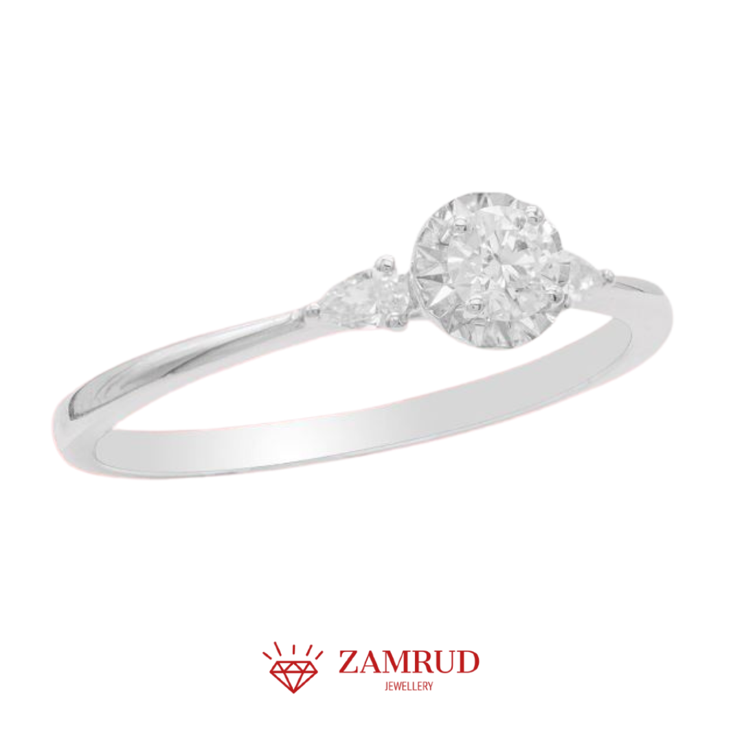 Cincin Berlian Solitarie 31899 LR Zamrud Jewellery