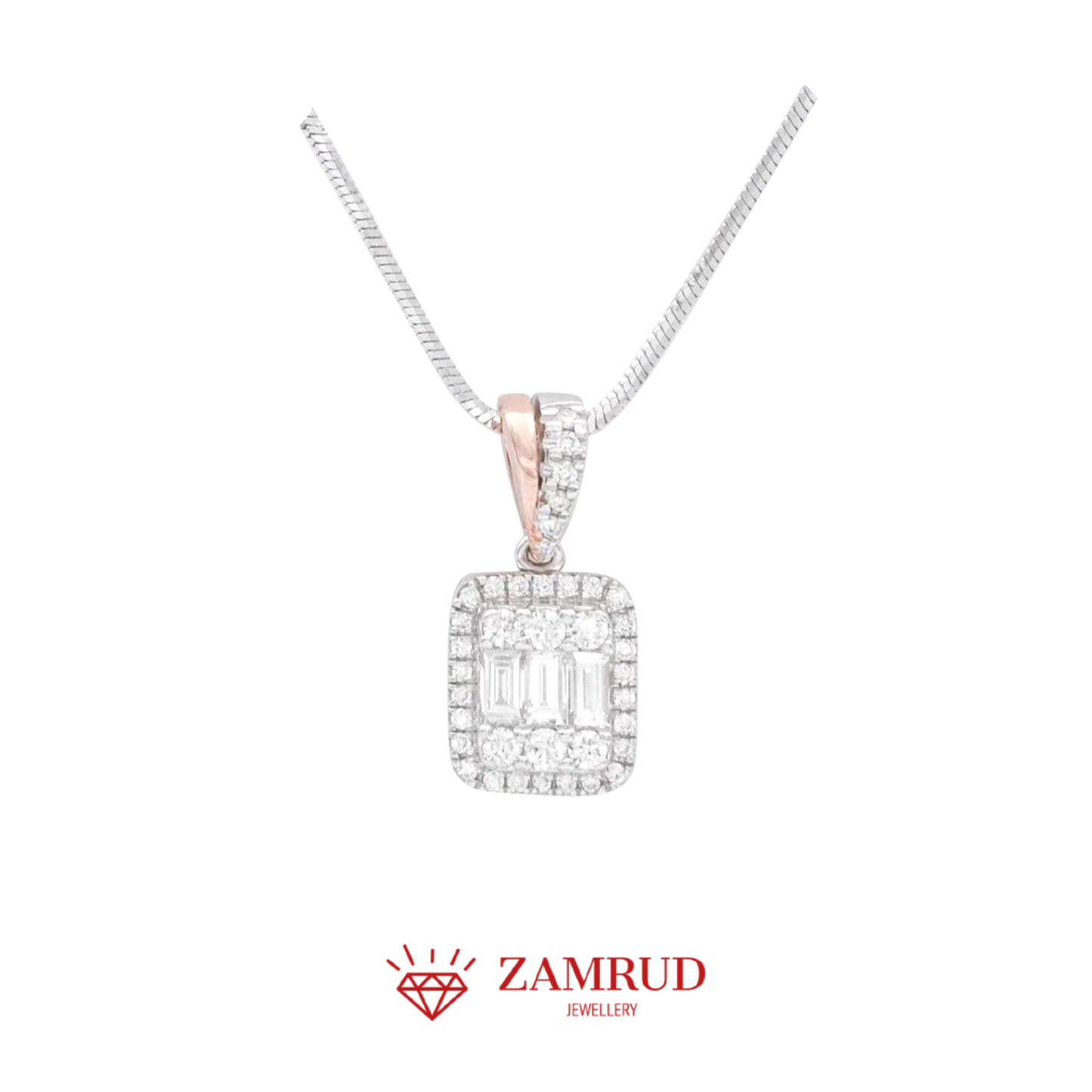 Liontin Baguette 23054 PD Zamrud Jewellery