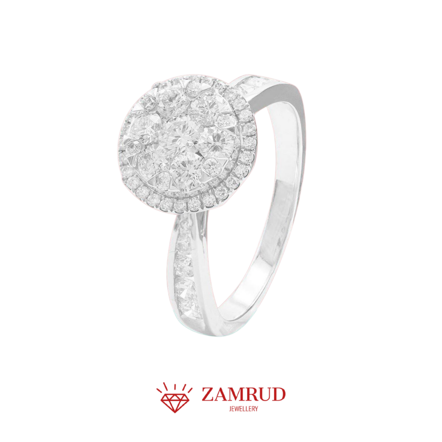 Cincin Berlian 22729 LR Zamrud Jewellery