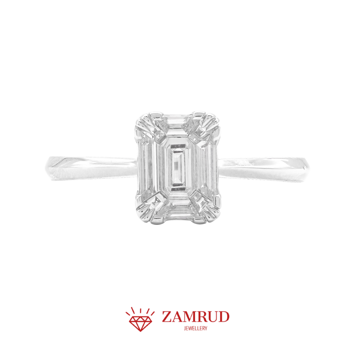 Cincin Berlian Emerald 22583 LR Zamrud Jewellery