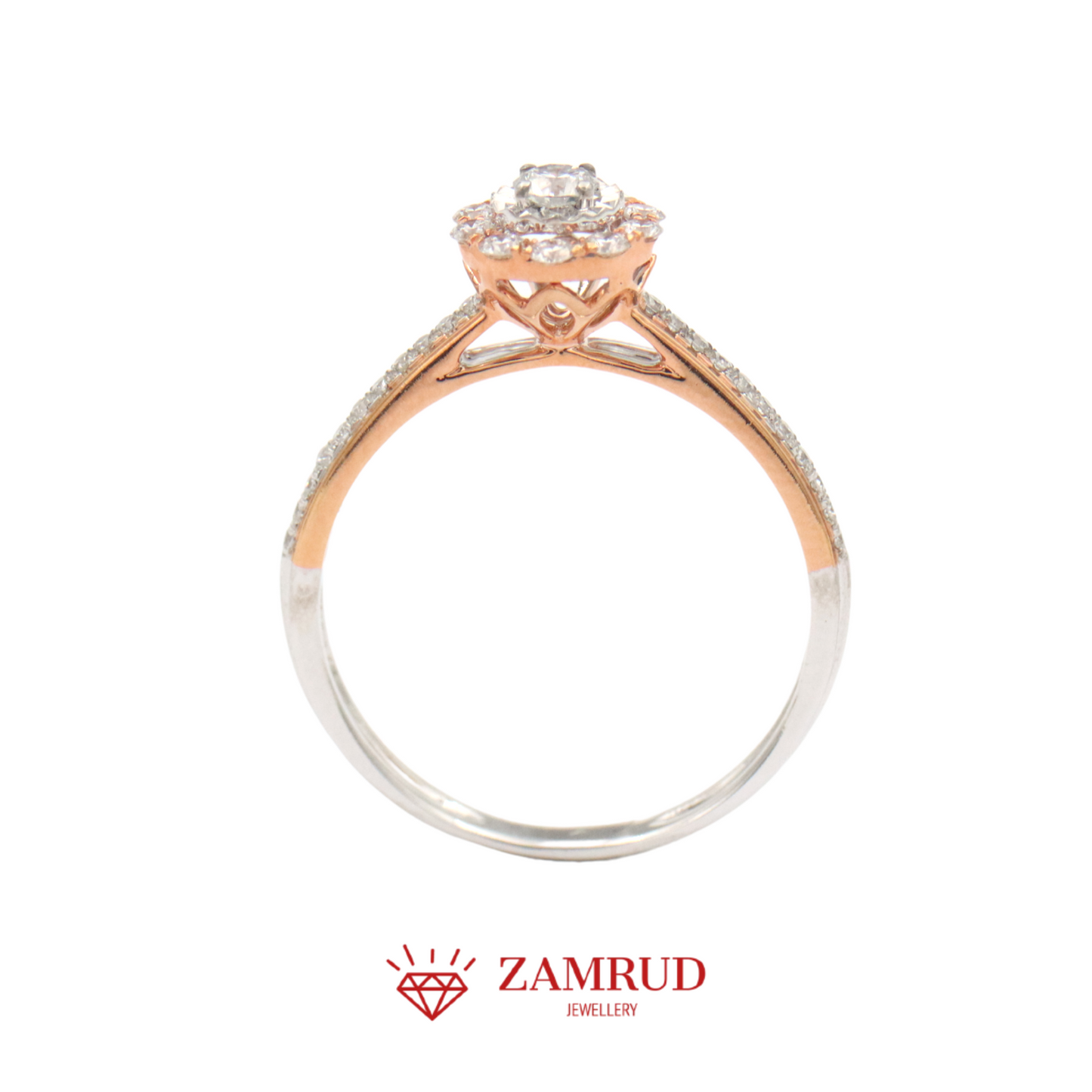 Cincin Berlian Solitaire 12881 LR Zamrud Jewellery