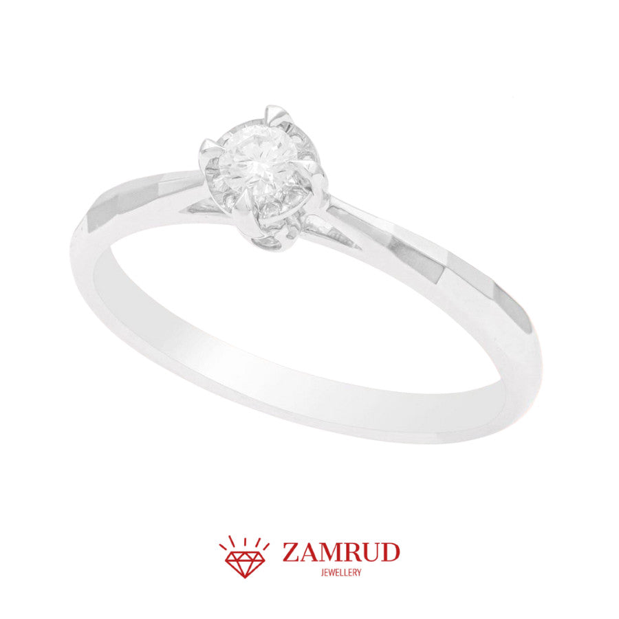 Cincin Berlian Solitaire 25706 LR Zamrud Jewellery