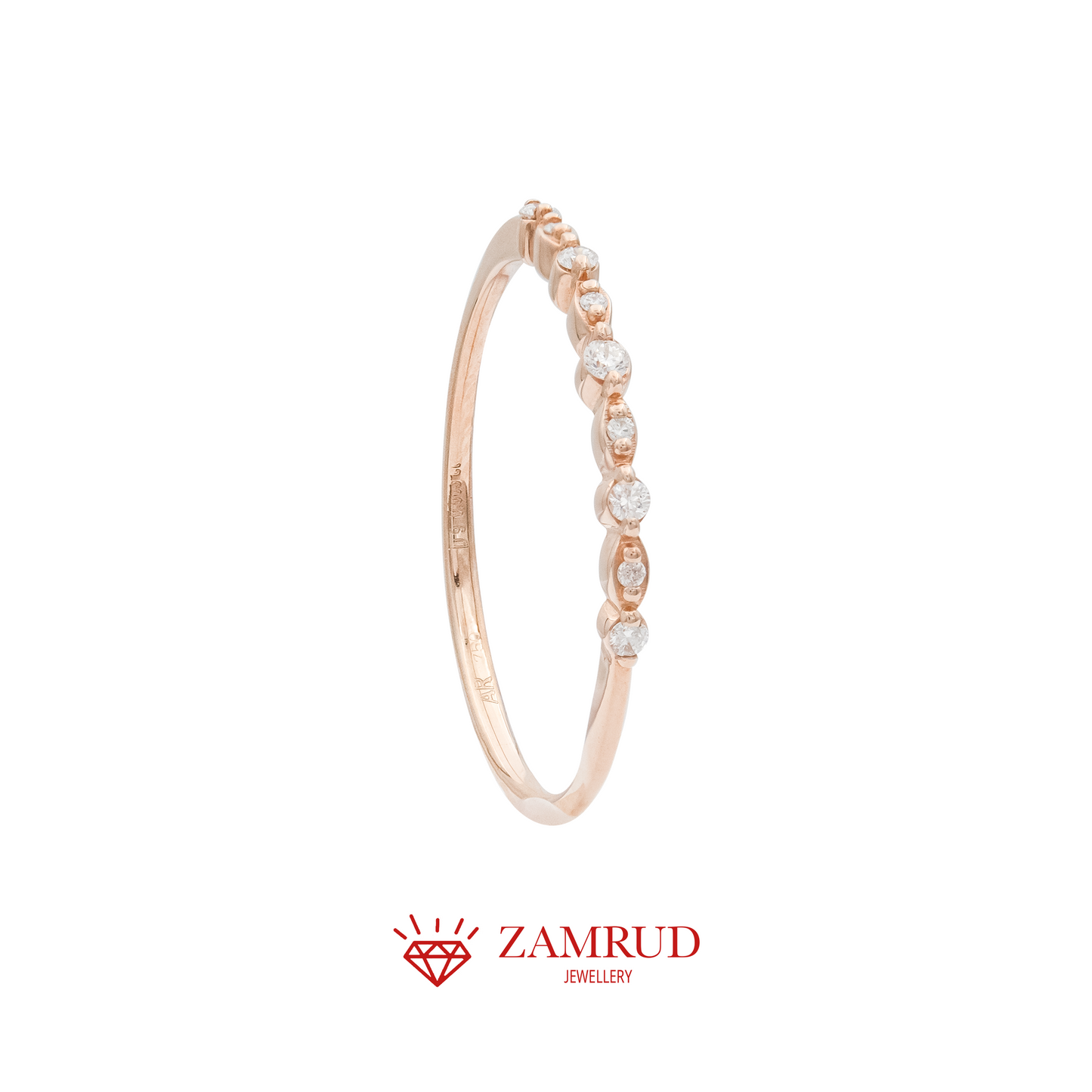 Cincin Berlian Listring 25041 LR Zamrud Jewellery