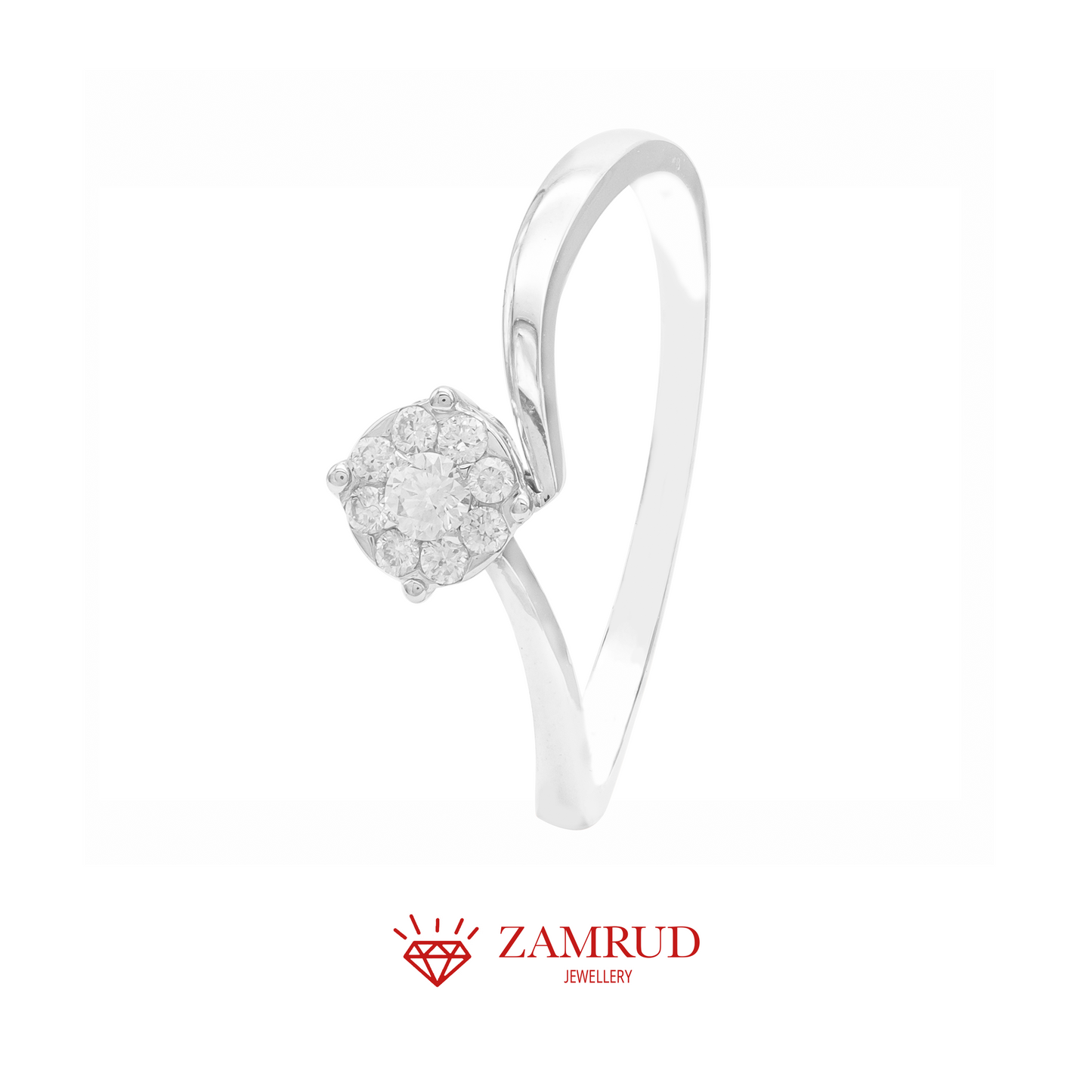 Cincin Berlian 22590 LR Zamrud Jewellery