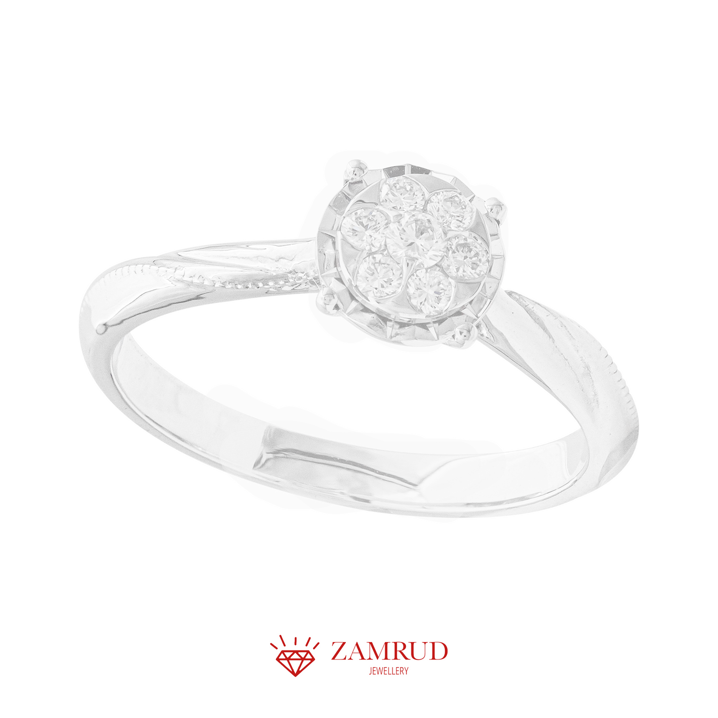 Cincin Berlian 25508 LR Zamrud Jewellery