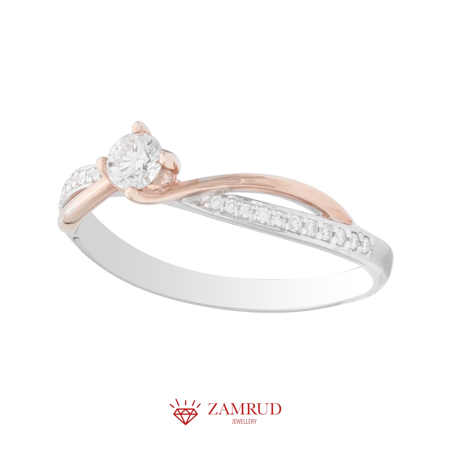 Cincin Berlian Solitaire 2820 LR Zamrud Jewellery