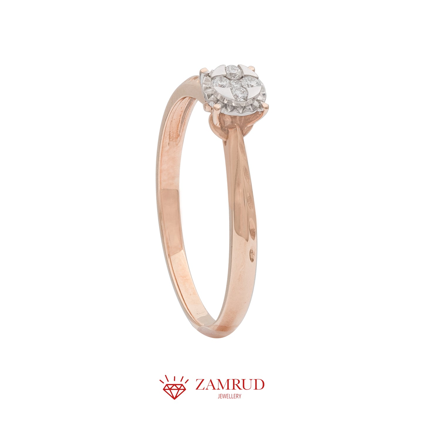 Cincin Berlian 9706 LR Zamrud Jewellery
