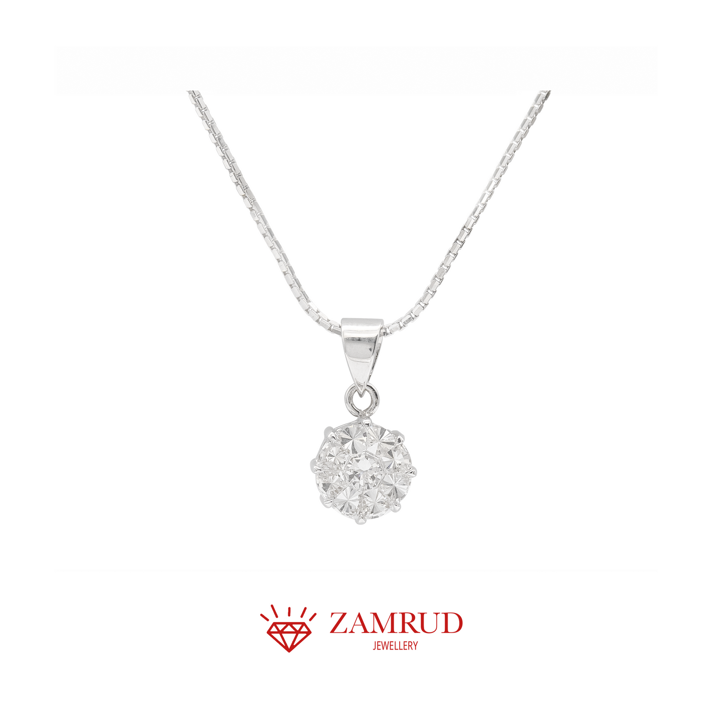 Liontin Berlian Pie Cut 24334 PD Zamrud Jewellery