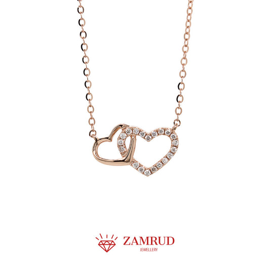Kalung Berlian Heart 27342 NK Zamrud Jewellery