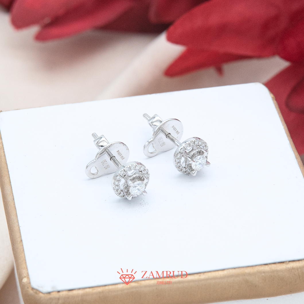 Anting Berlian Solitaire 34609 ER Zamrud Jewellery