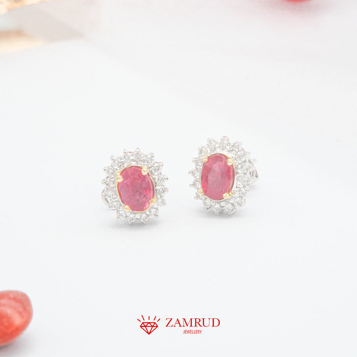 Anting Berlian Ruby 20770 ER Zamrud Jewellery