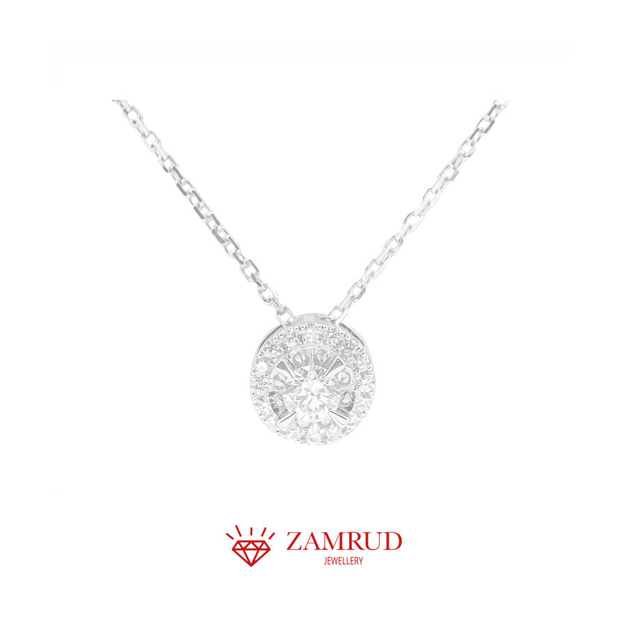 Kalung Berlian Solitaire 33626 NK Zamrud Jewellery