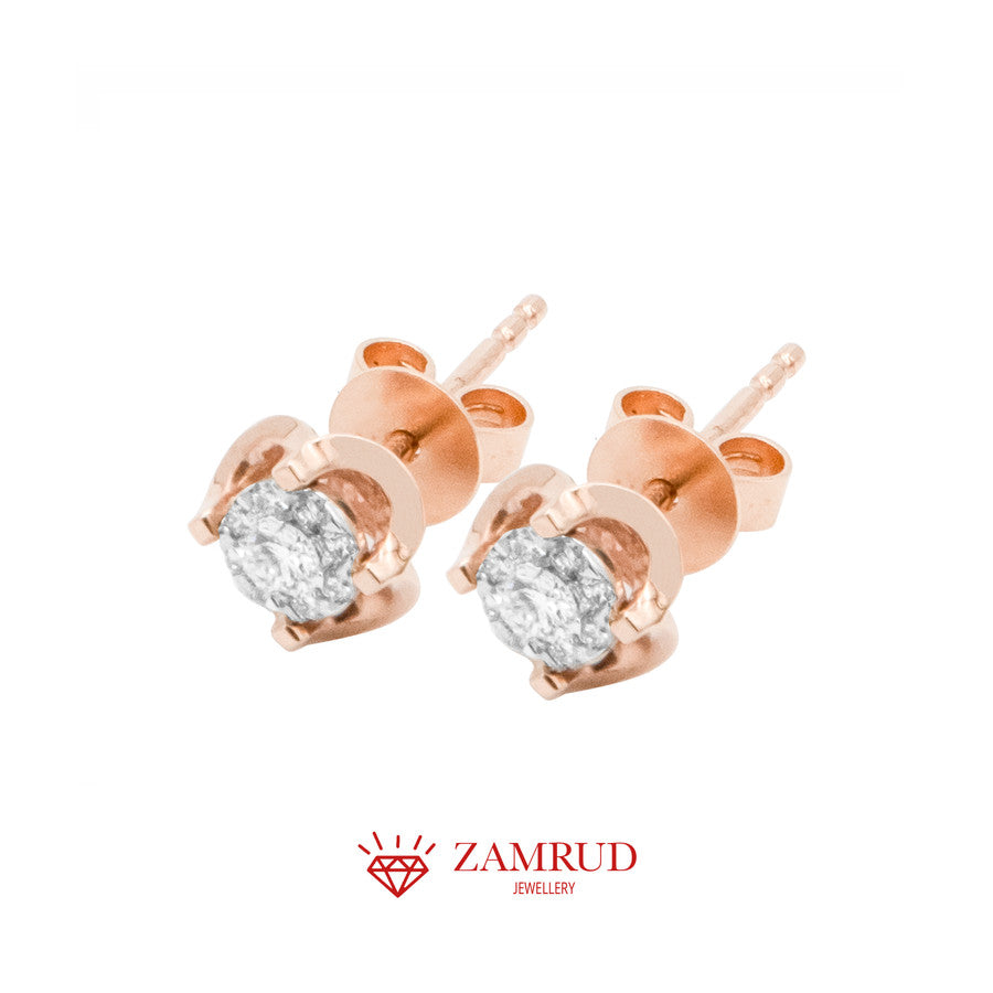 Anting Berlian Solitaire 30151 ER Zamrud Jewellery