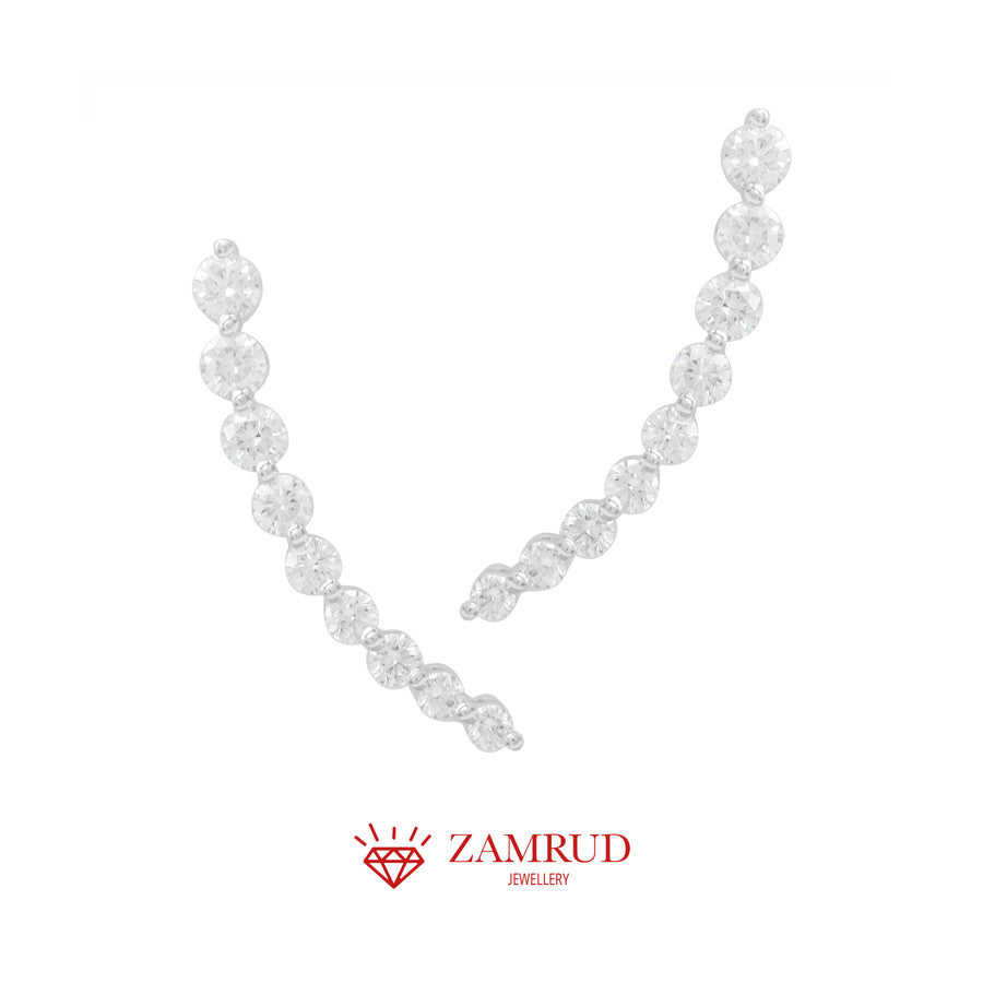 Anting Berlian Ear cuff 33633 ER Zamrud Jewellery