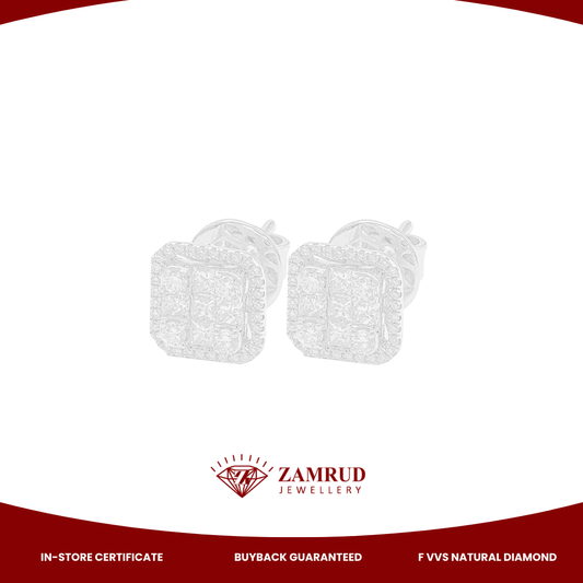 Anting Berlian Princess 47777 ER Zamrud Jewellery