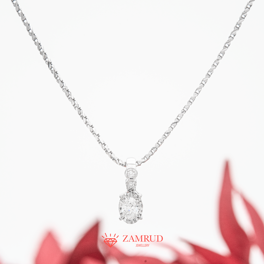 Liontin Berlian Oval 34548 PD Zamrud Jewellery