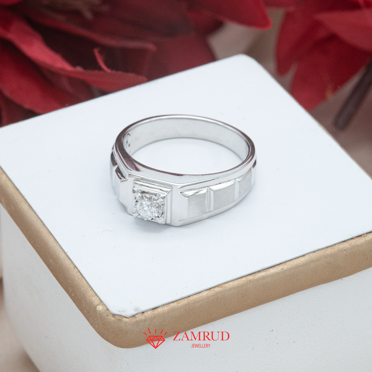 Cincin Berlian Pria 35057 MR Zamrud Jewellery