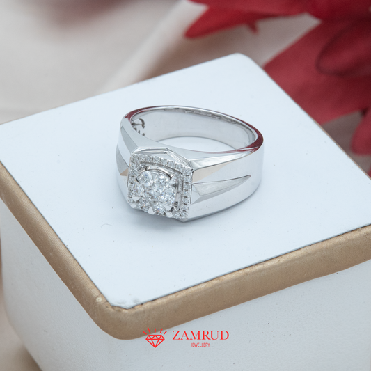 Cincin Berlian Pria 33589 MR Zamrud Jewellery