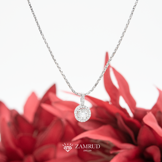 GIA Liontin Berlian 34517 FPD Zamrud Jewellery