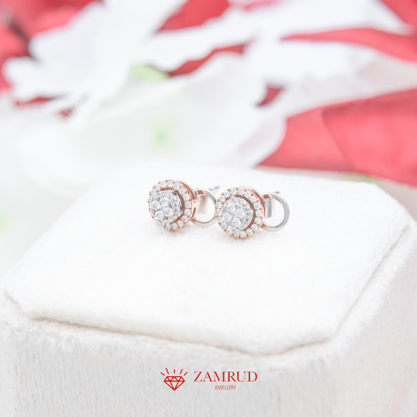 Anting Berlian 2in1 35248 Earring Zamrud Jewellery